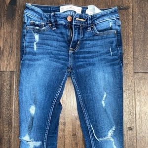 Super Skinny Lowrise Ripped Jeans Hollister